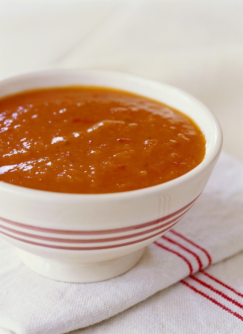 Pepper and tomato soup