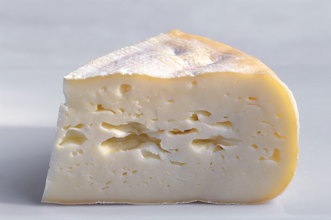 A piece of Saint-Albray cheese