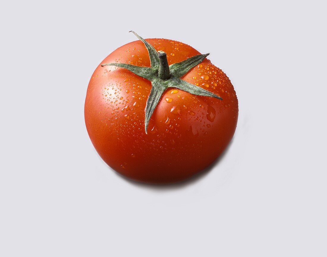 A Freshly Washed Tomato