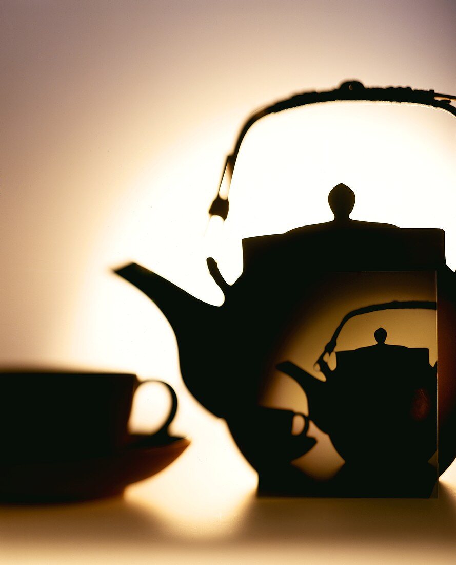 Tea Pot with Tea Cup