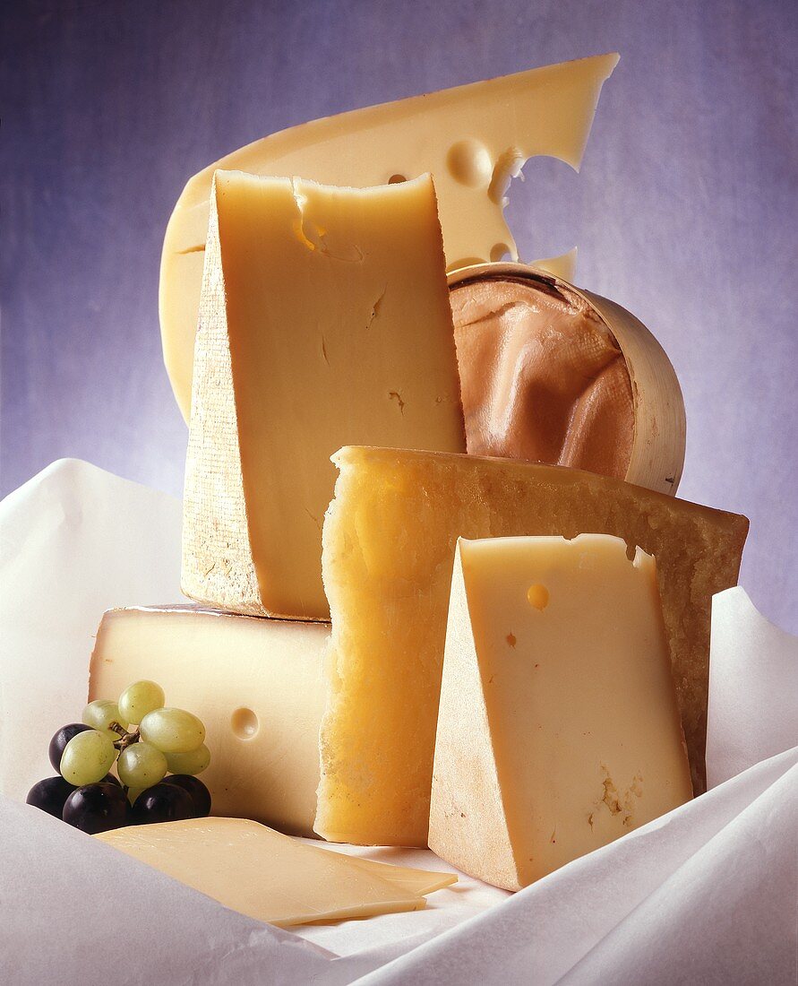 An Assortment of Cheeses