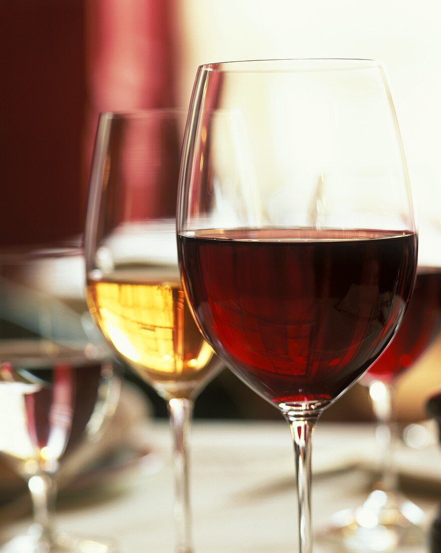 Red and White Wine