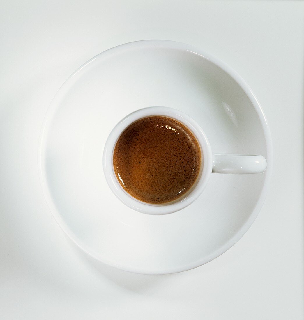 Eine Tasse Espresso