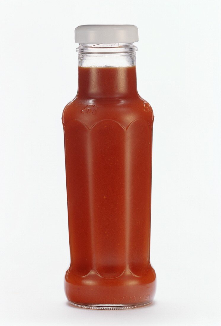 Eine Flasche Ketchup