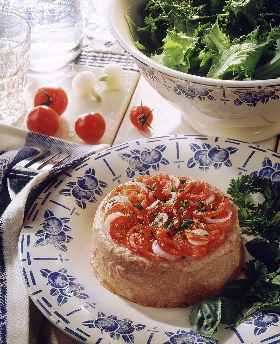 Tomatenmustörtchen (Bavarois de tomates)