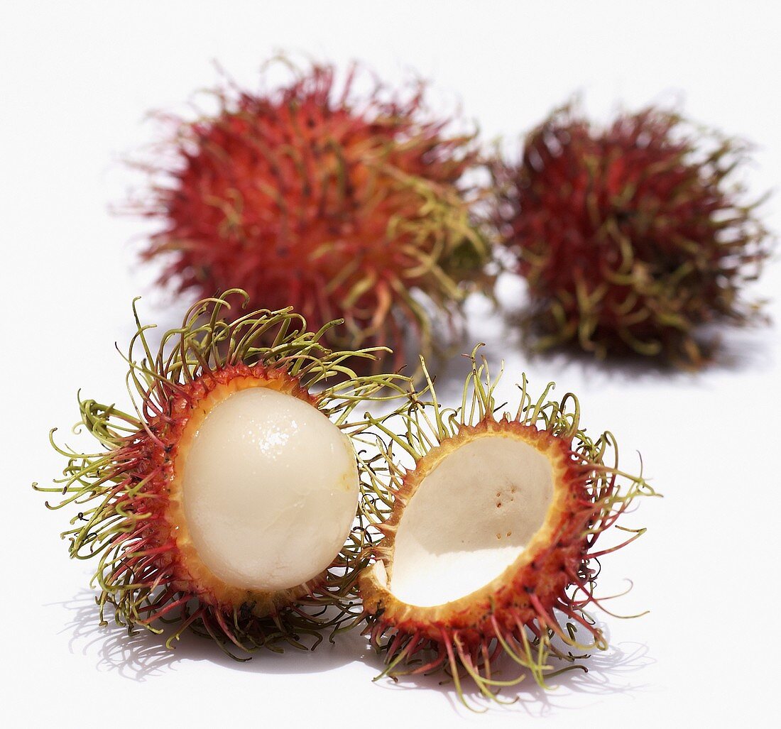 Rambutan, aufgeschnitten