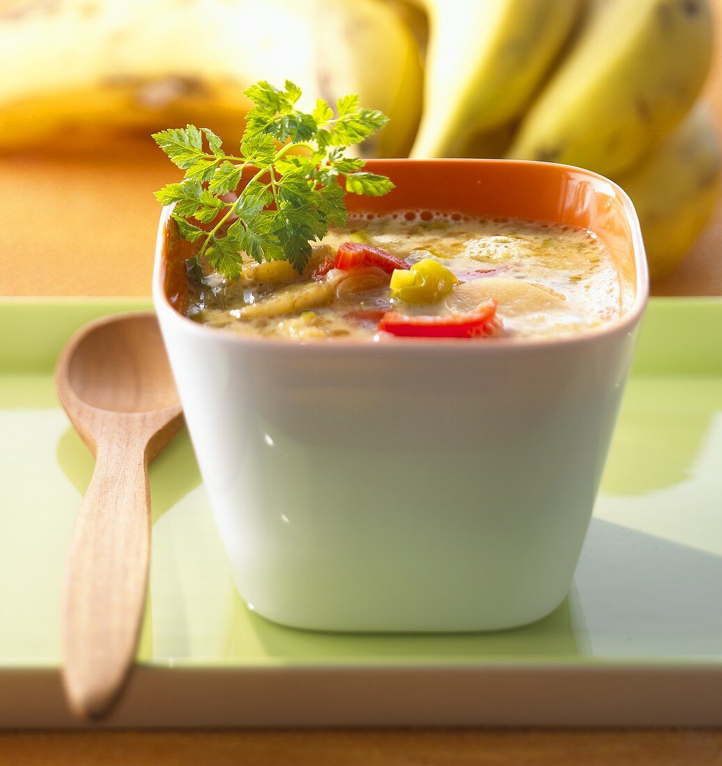 Bananen-Chili-Suppe (Thailand)