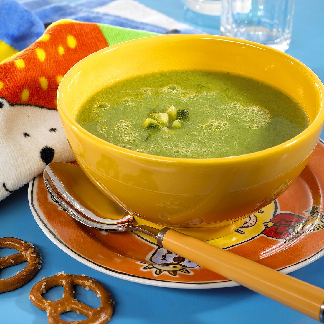 Courgette soup for children