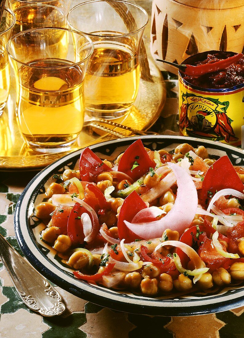 Tunesischer Gemüseeintopf mit Kichererbsen und Rote Bete
