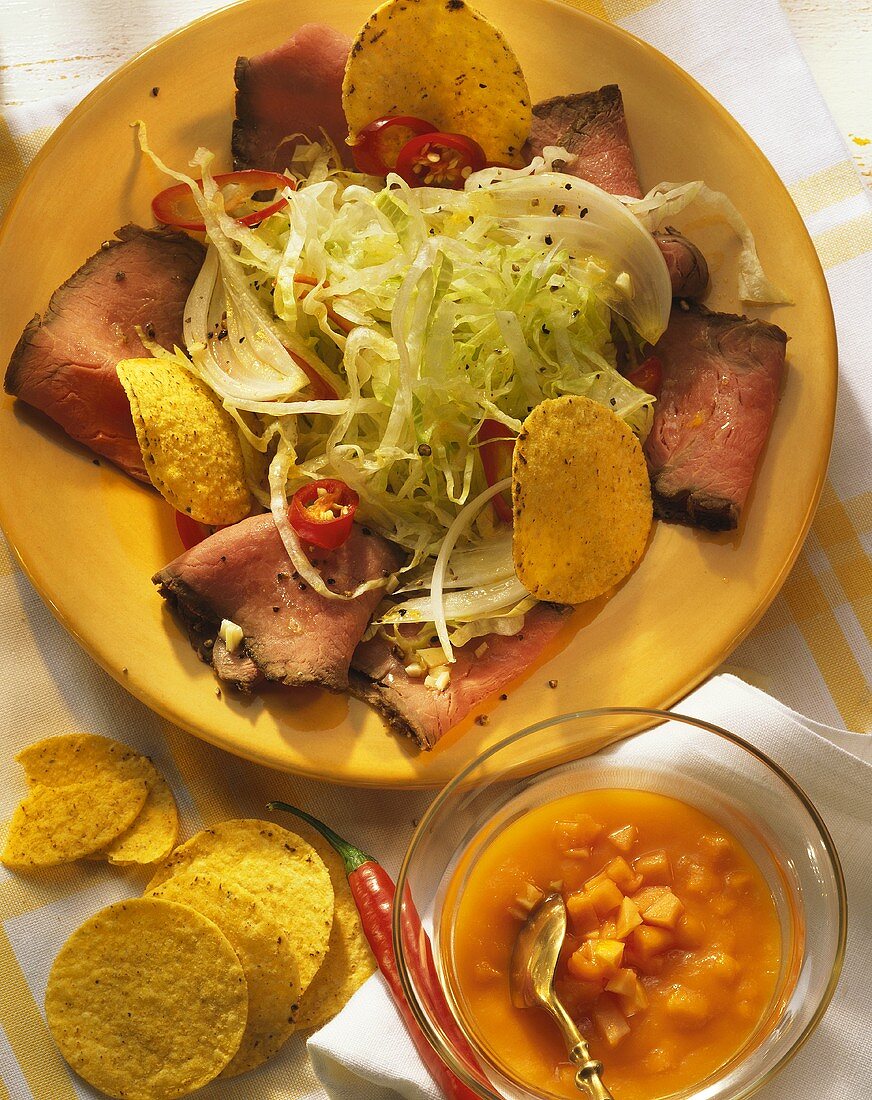 Plate of Italian appetisers