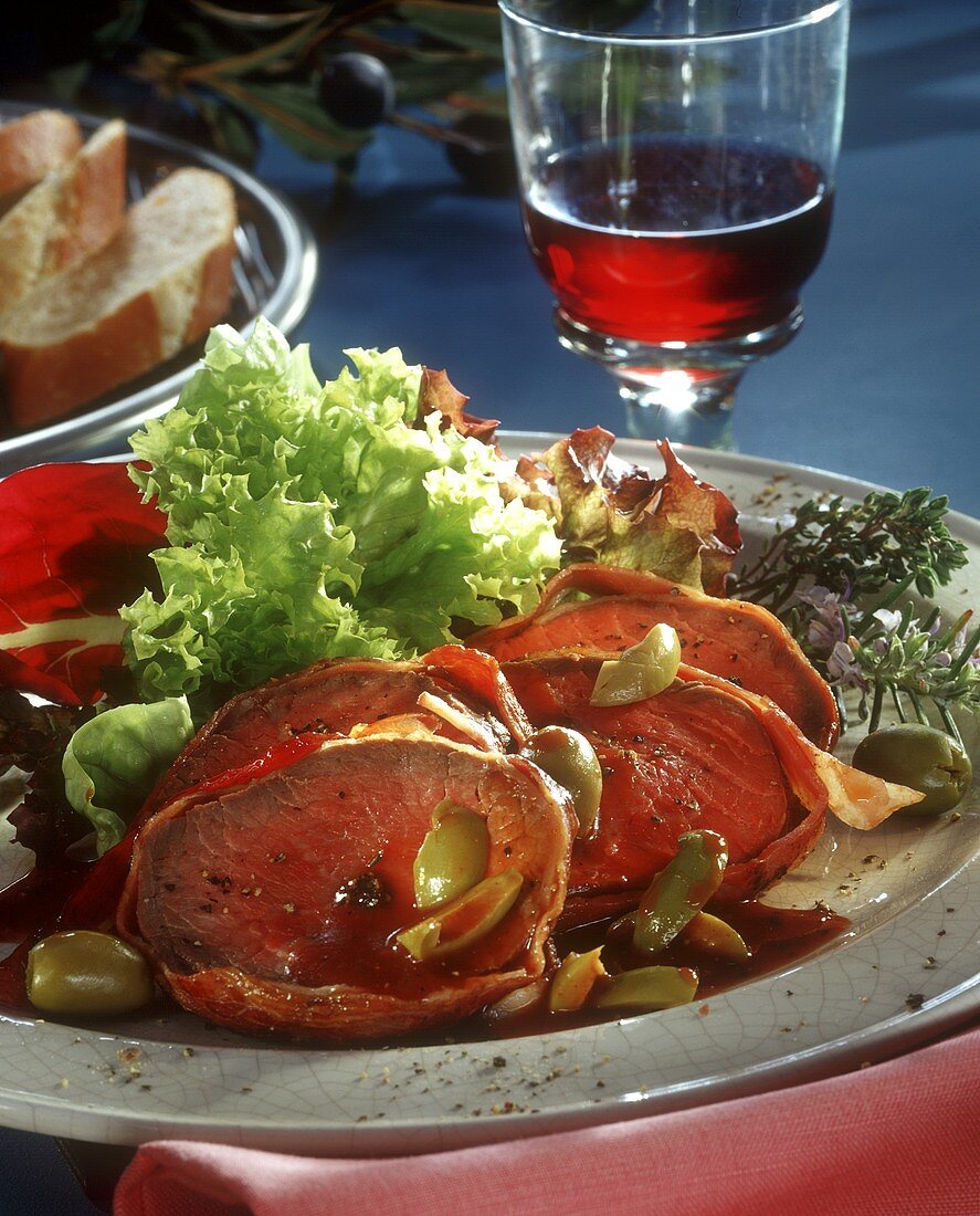 Rinderfilet à la provencale mit Oliven