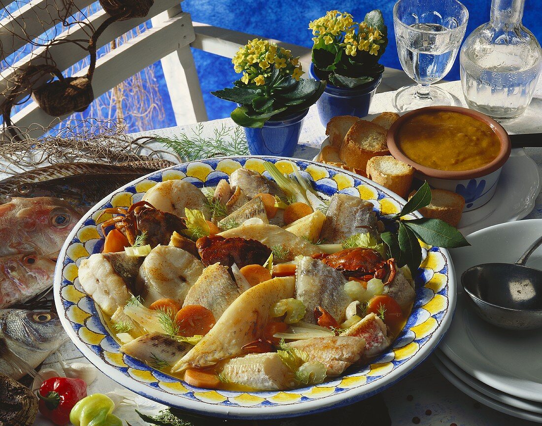 Fish stew with seafood
