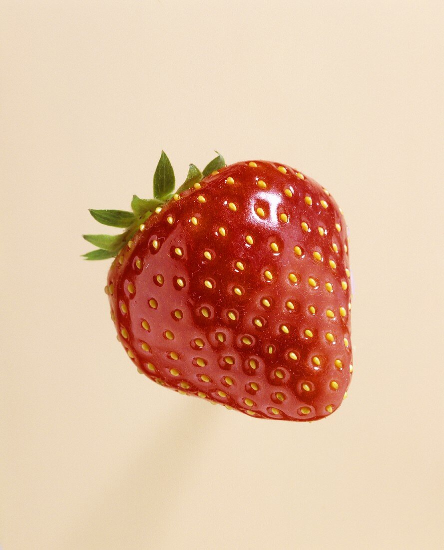Eine Erdbeere