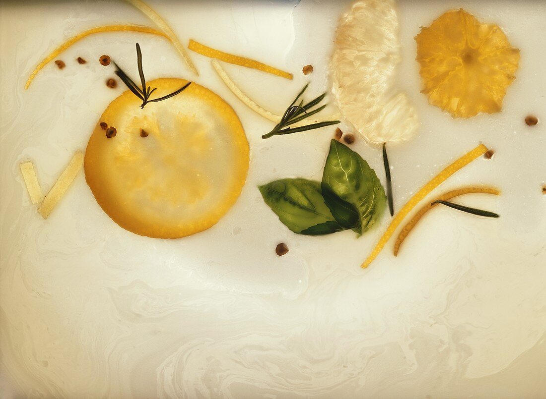 Joghurtmarinade mit Orangen