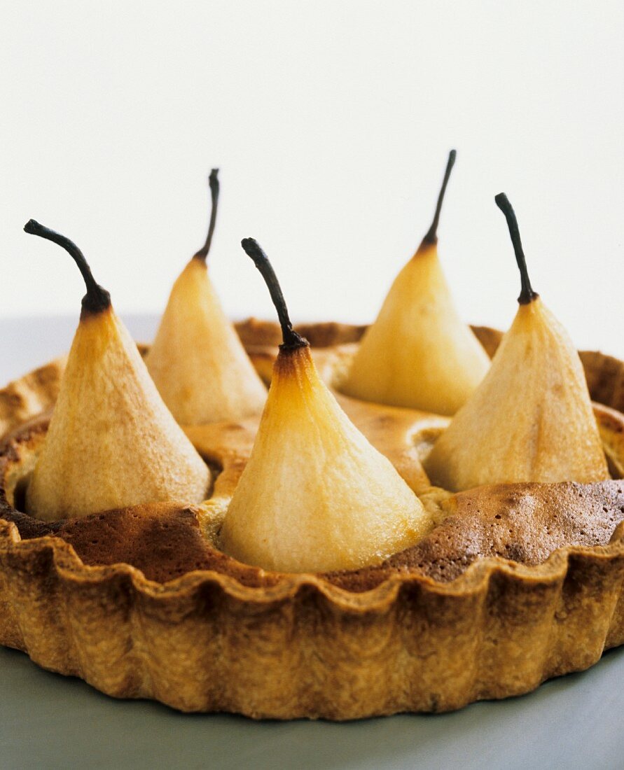 Tart with whole pears