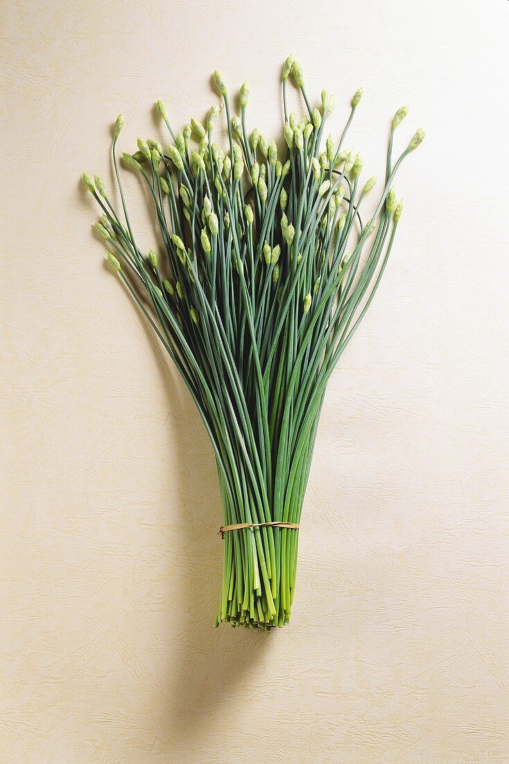 A bunch of garlic chives