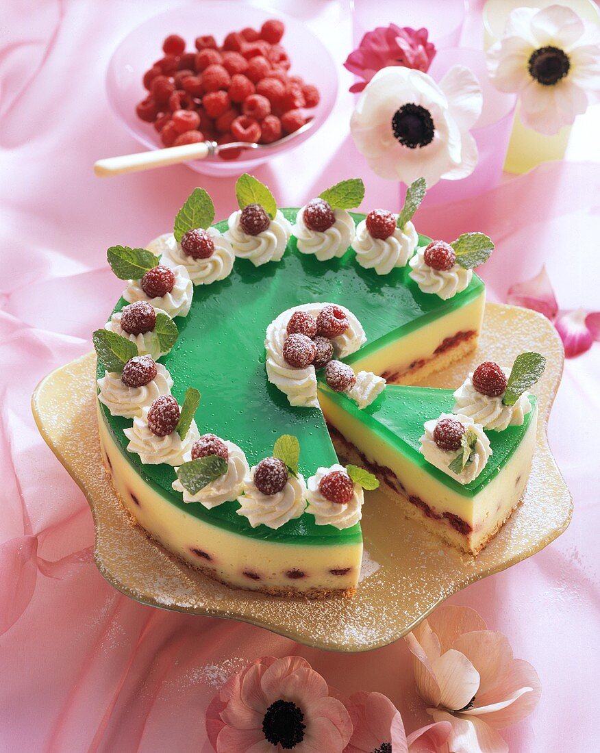 Woodruff And Champagne Gateau With License Image Image Professionals