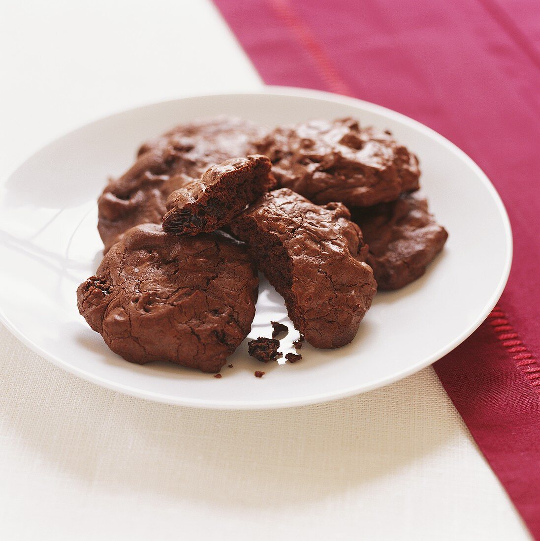 Chocolate gingerbread biscuits