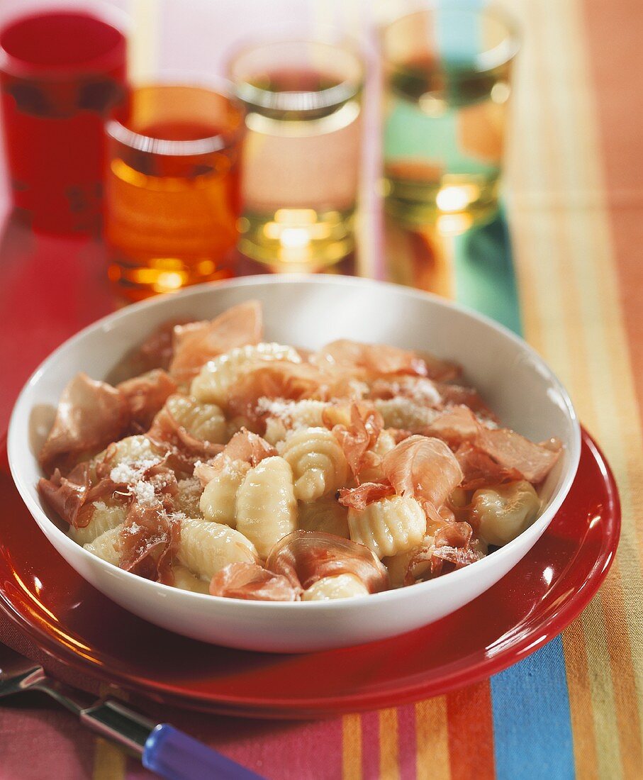 Gnocchi with Parma ham