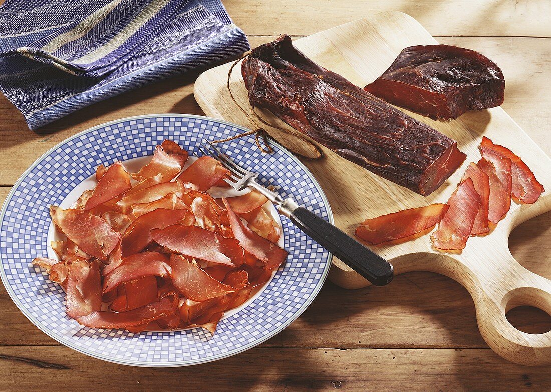 Air-dried beef ham