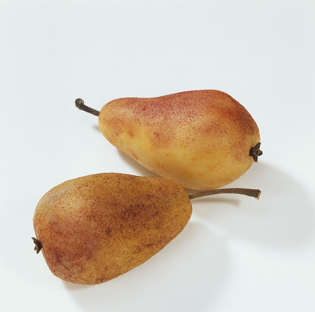 Two marzipan pears