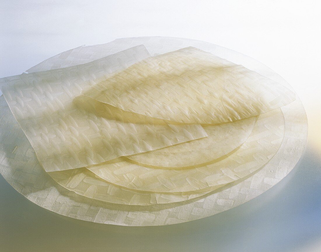 Different types of rice paper