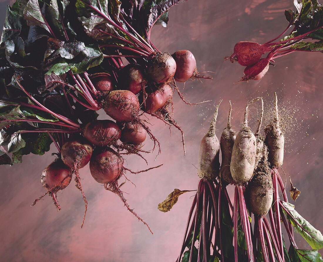 Beetroot with leaves