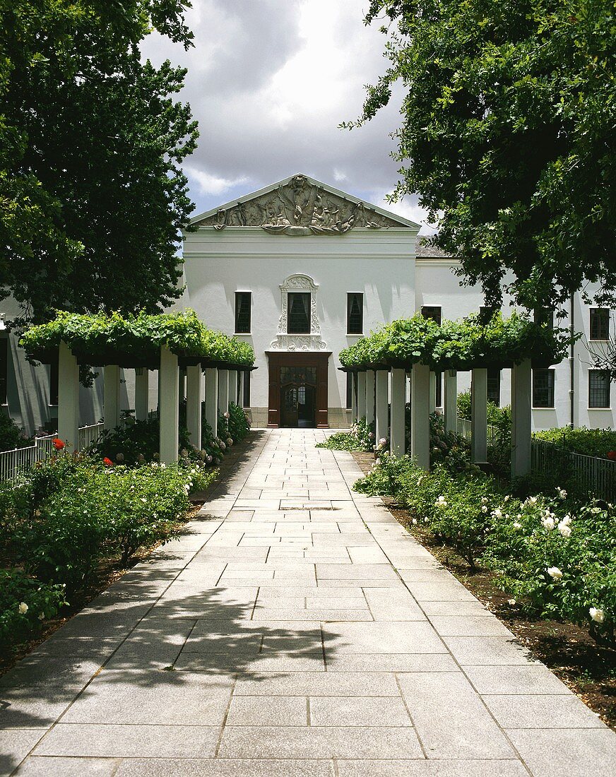 Winery (KMW headquarters) in Paarl, S. Africa