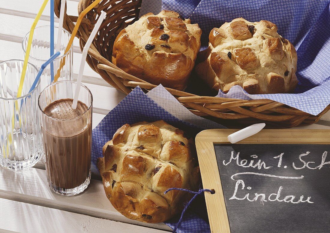 Lindauer Butschele (raisin buns) for first day at school