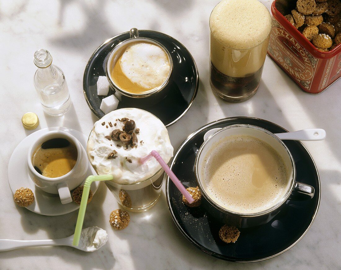 Coffee specialities from Italy