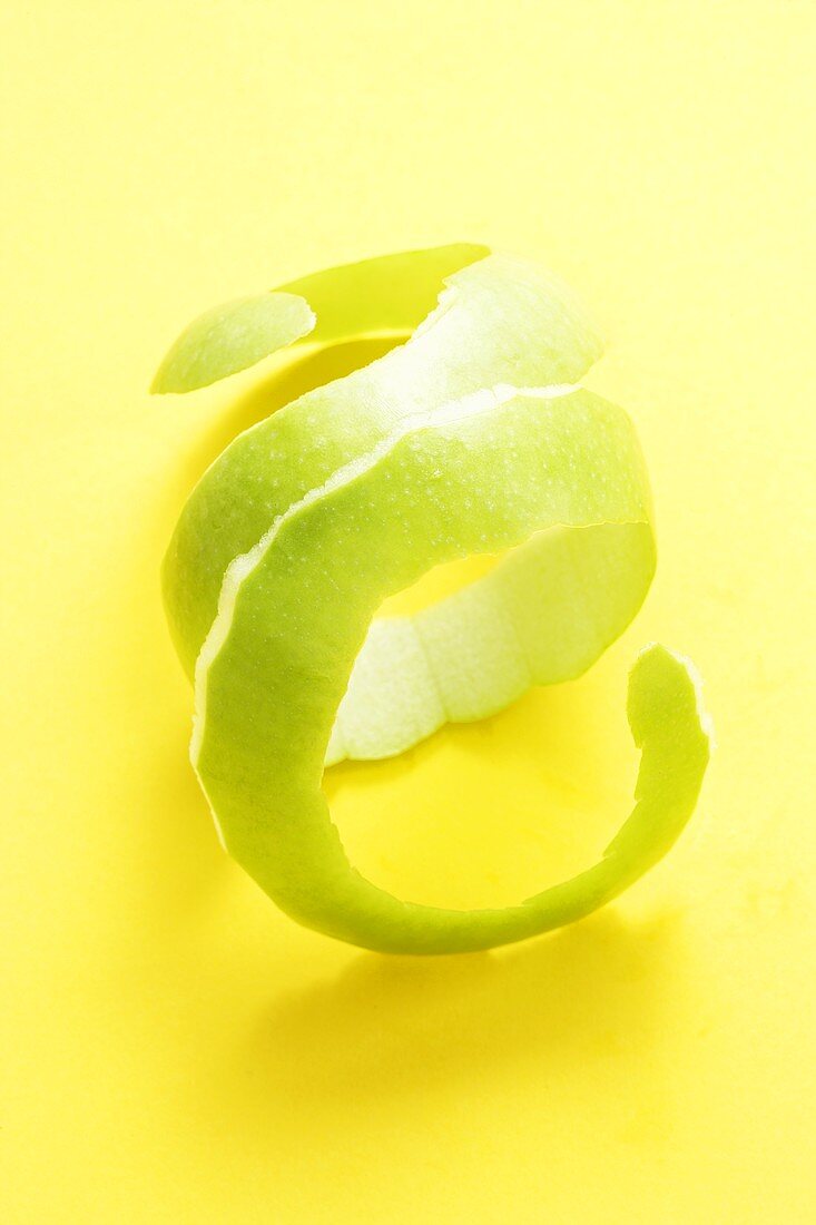 Green apple peel