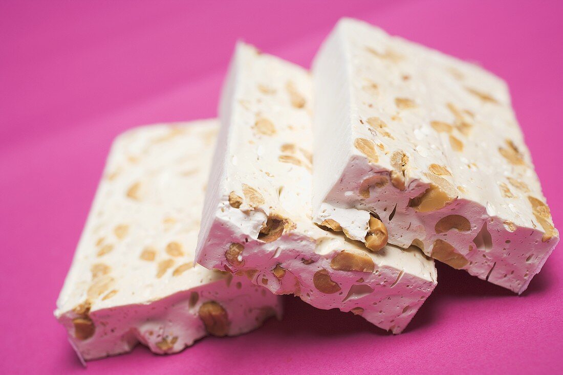 Nougat (almond and honey sweet)
