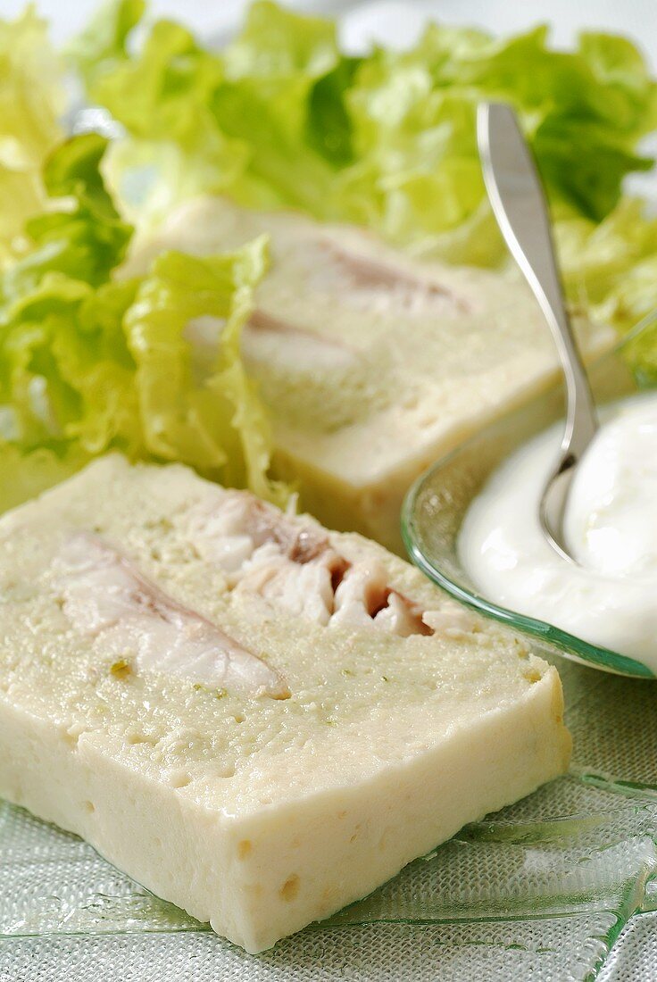 Fish terrine with horseradish