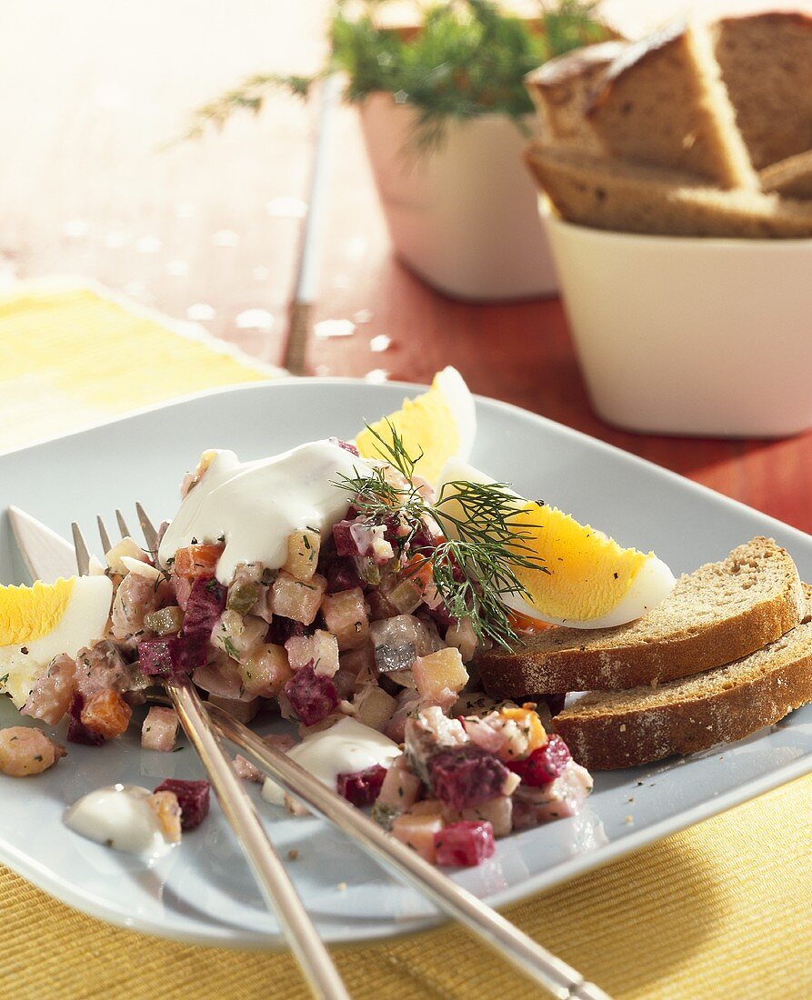 Rossolje (Herring salad, Estonia)