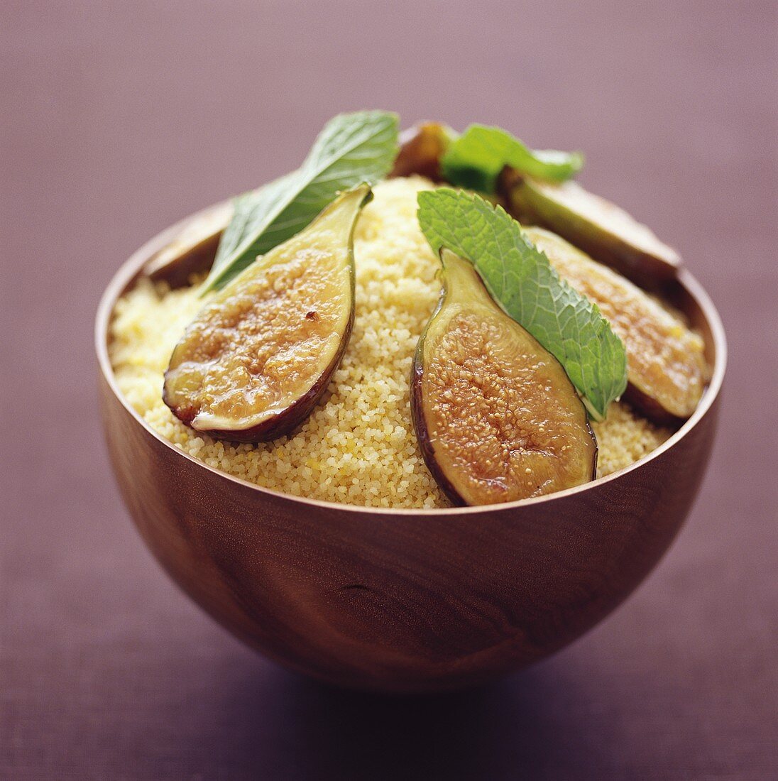 Couscous with figs and mint (Morocco)