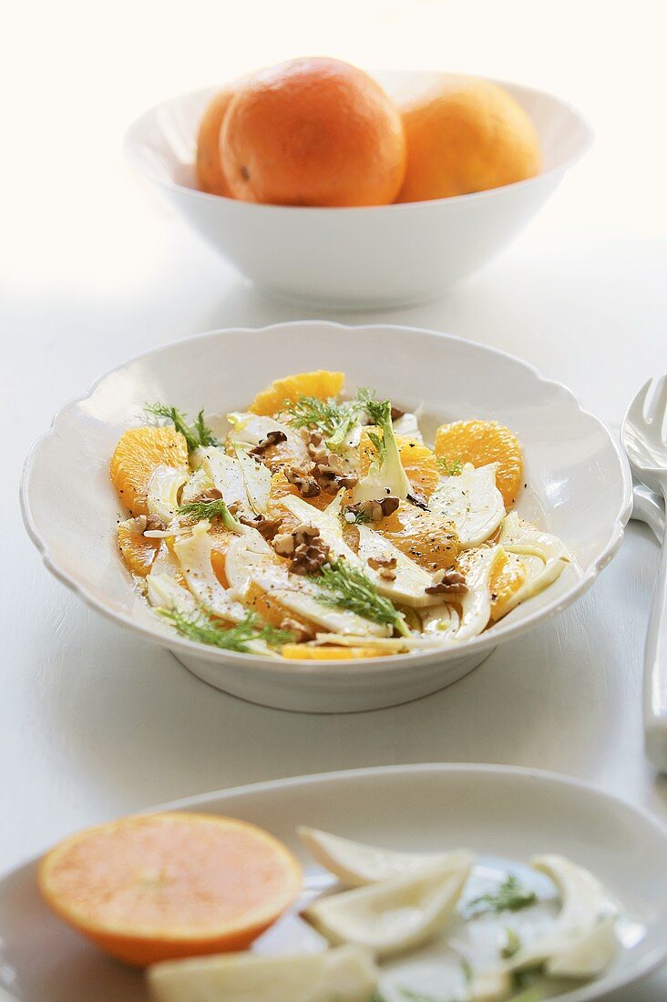 Orange and fennel salad