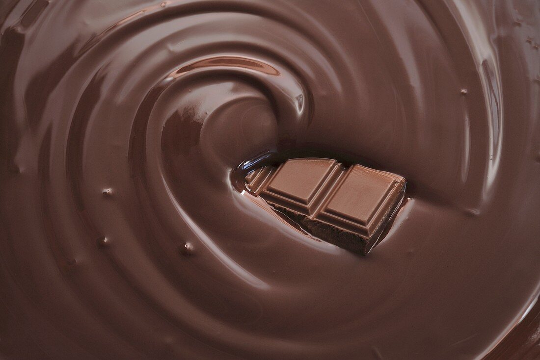 Melting chocolate (close-up)