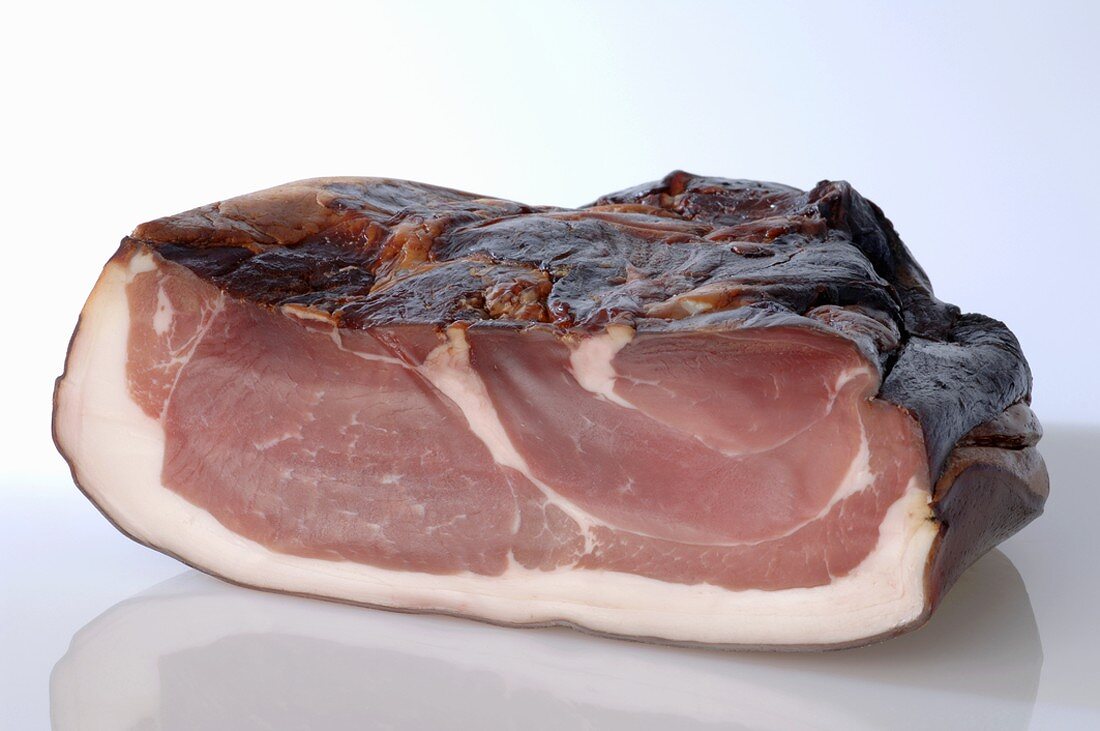 Schinkenspeck (dry-cured, aged pork)