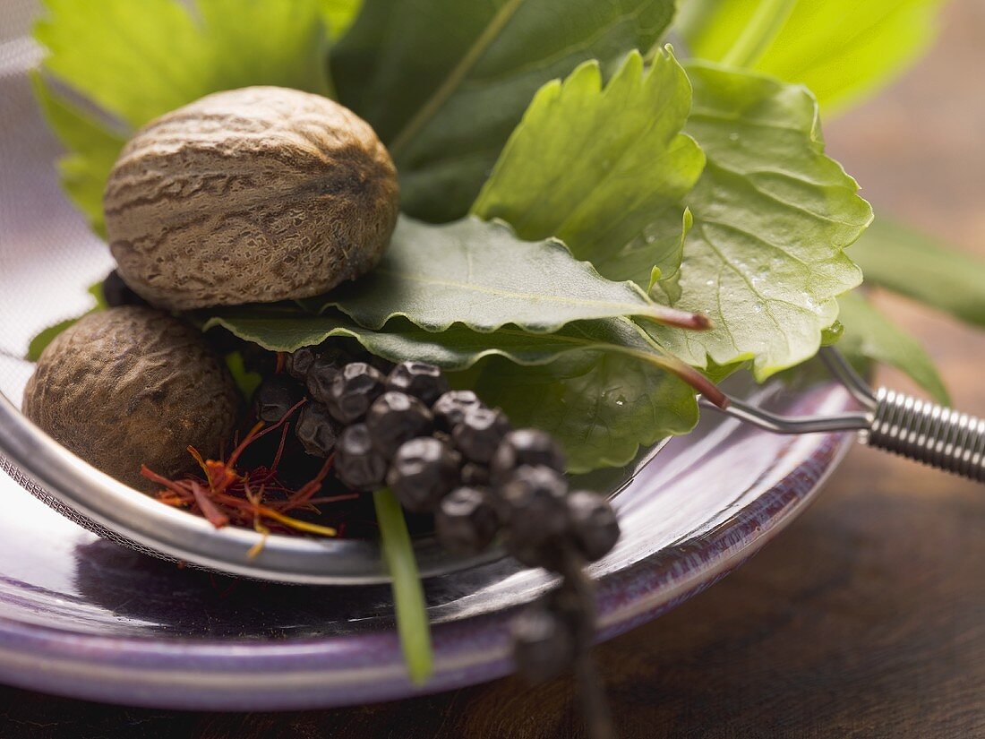 Various herbs and spices