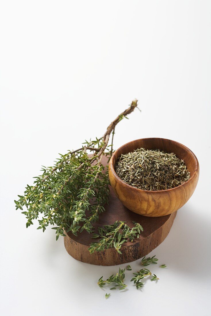 Thyme, fresh and dried