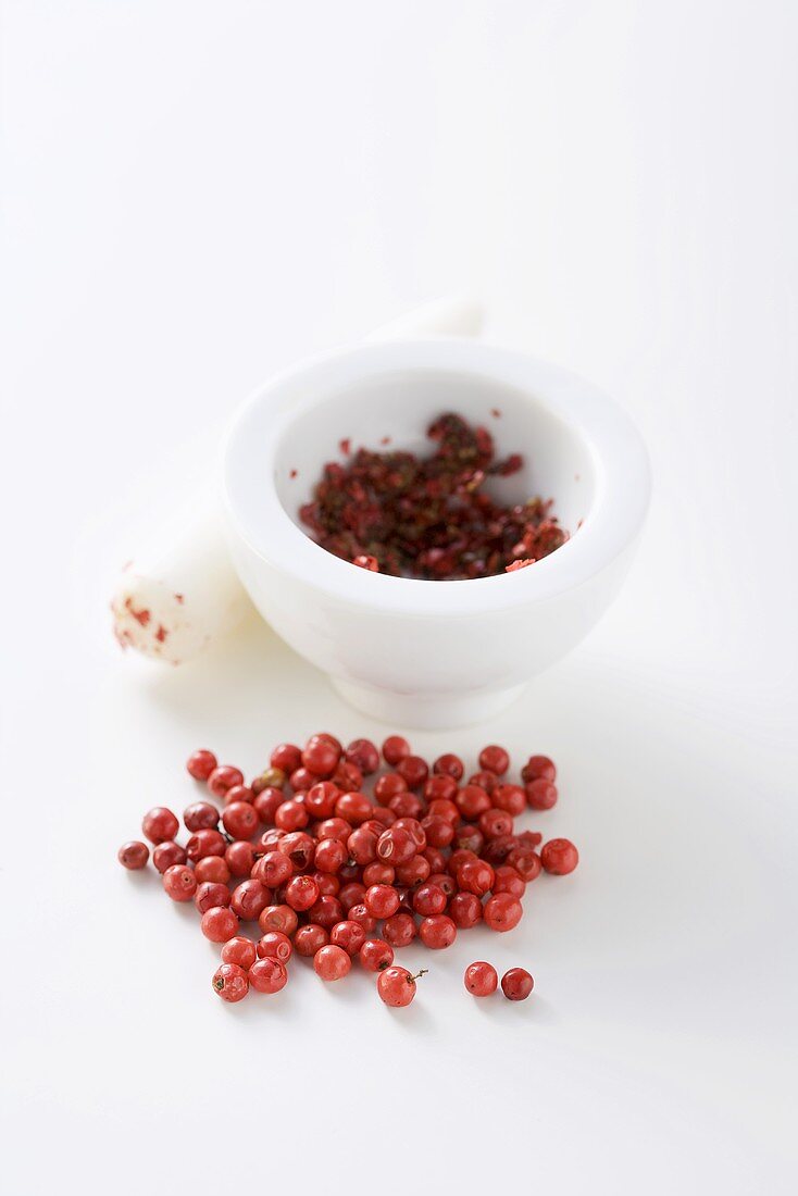 Pink peppercorns