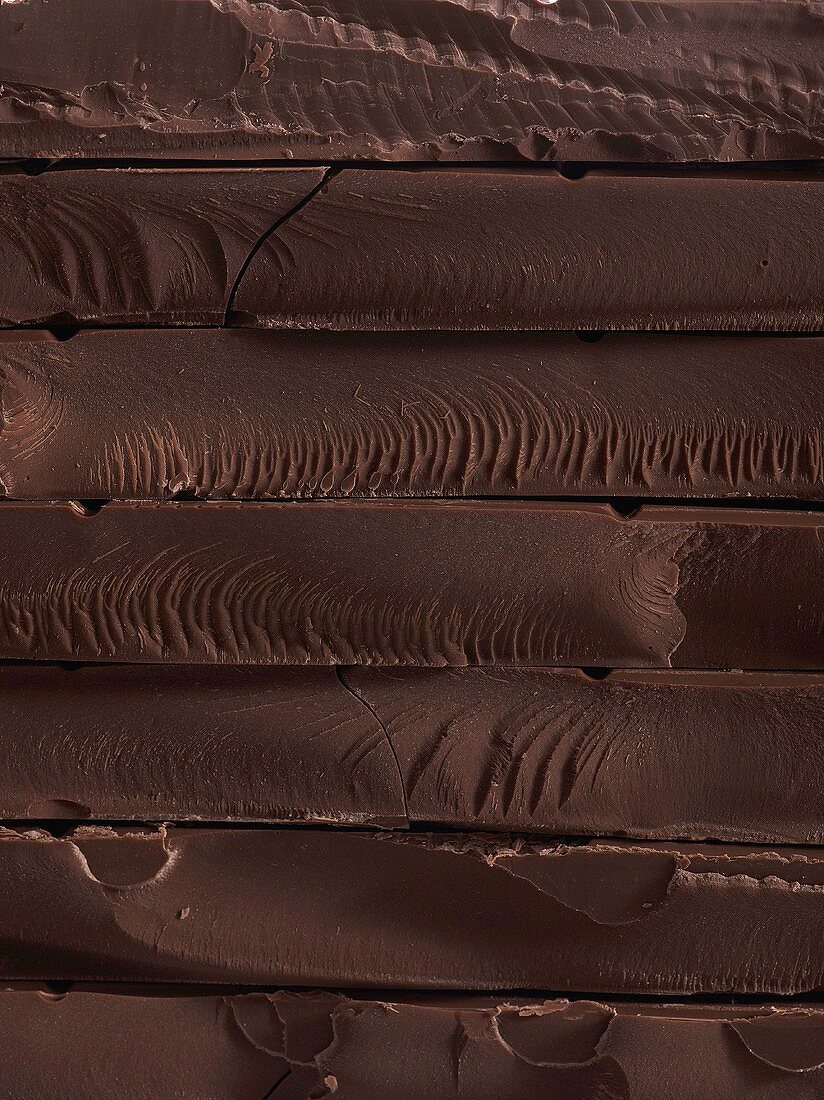 Schokoladenstücke (Bildfüllend)