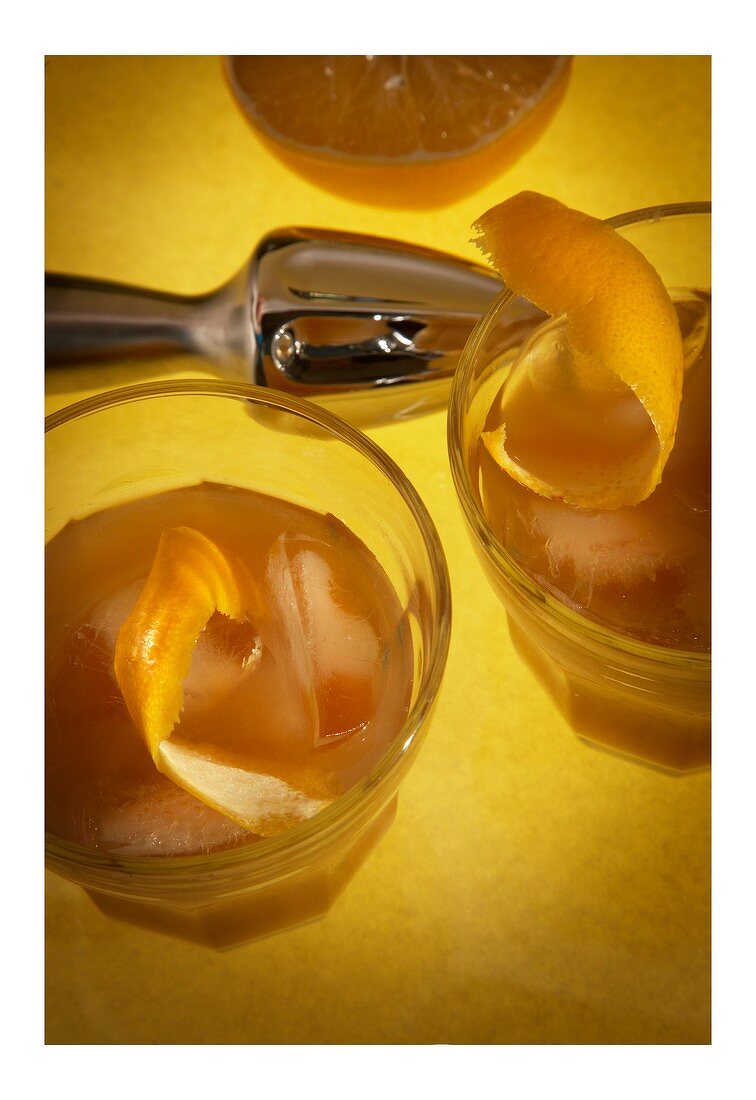 Orange Crush (Drink mit Bourbon Whisky und Orangensaft)