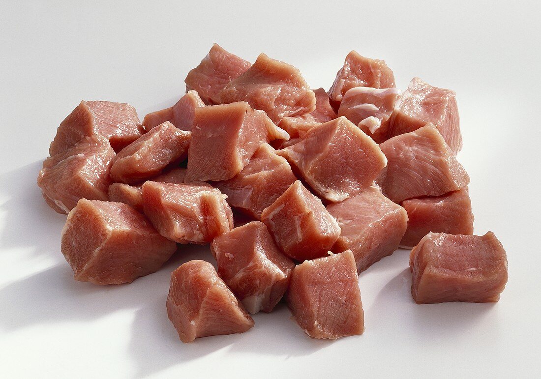 Diced veal