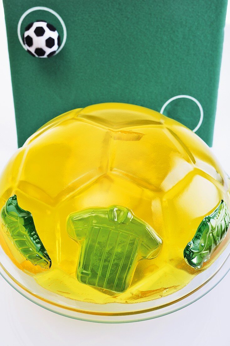 Jelly in shape of football