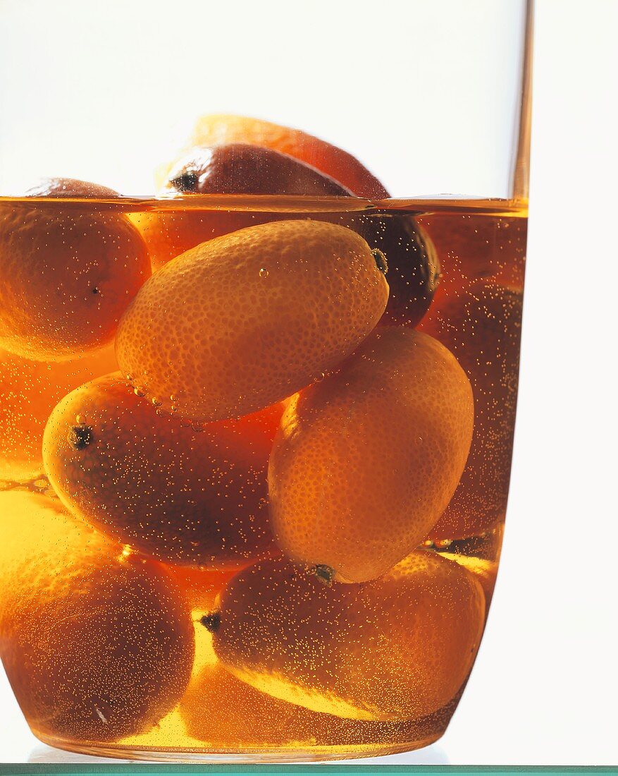 Kumquats in glass