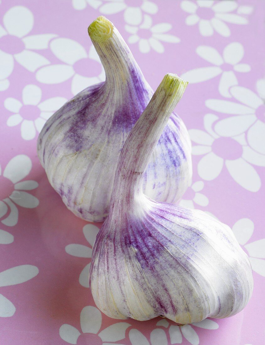 Two garlic bulbs