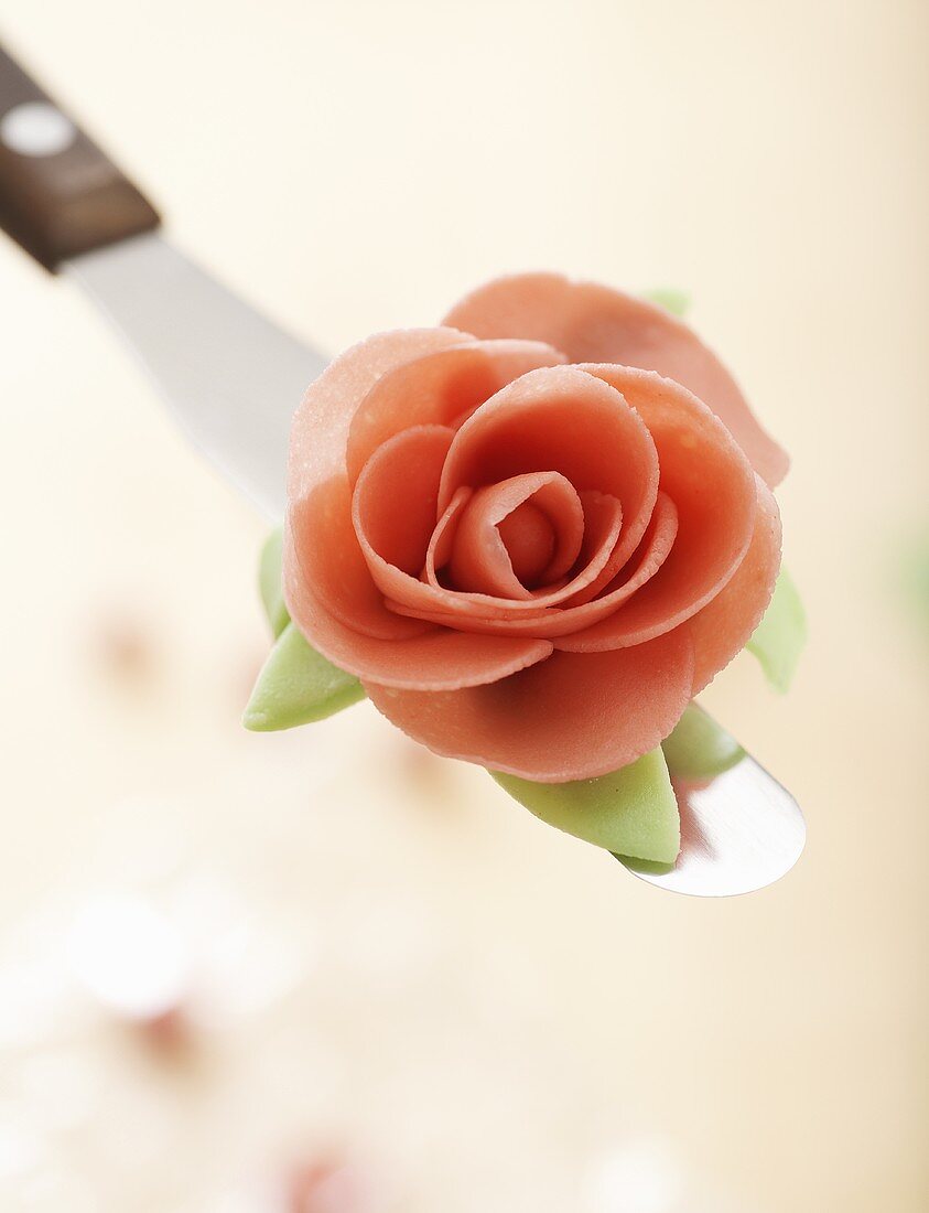 Marzipan rose