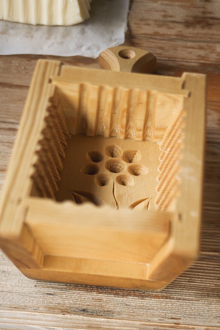 Wooden butter mould