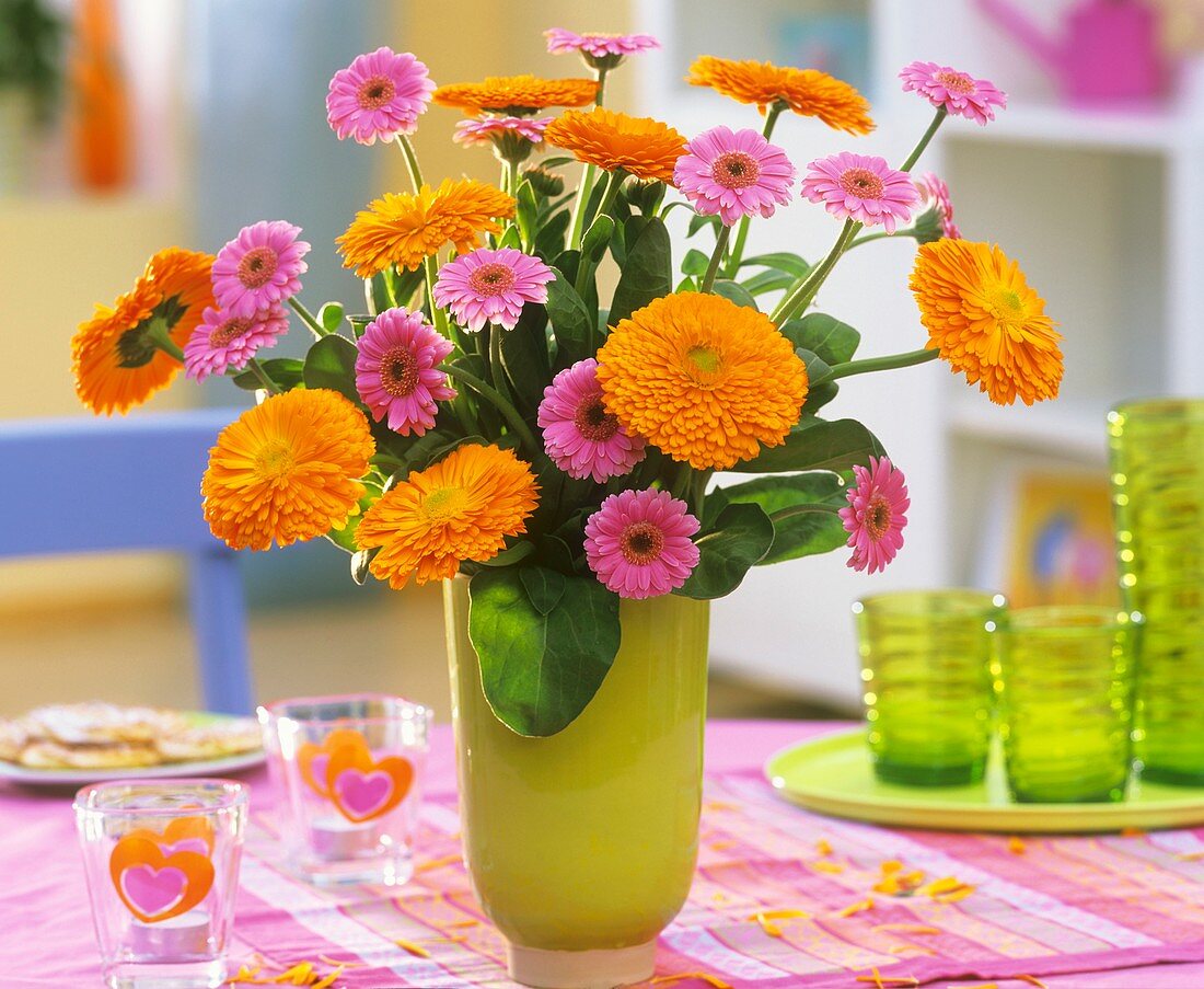 Vase of Gerberas